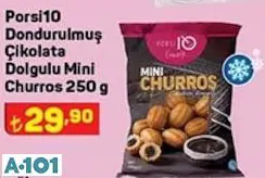 PORSİ10 DONDURULMUŞ ÇİKOLATA DOLGULU MİNİ CHURROS